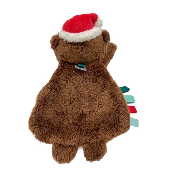 Itzy Ritzy- Cocoa The Bear-Holiday Plush Lovey with Textured Teether - Picture 3 of 5